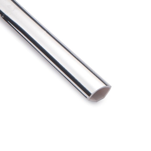 Pvc chrome silver quadrant - pvc,