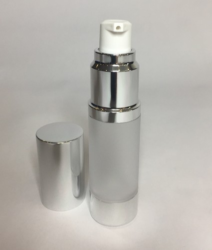 15ml frosted plastic - 15ml, airless