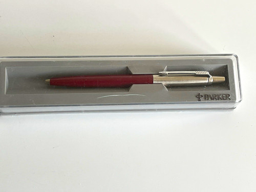Parker ballpoint pen - parker, red