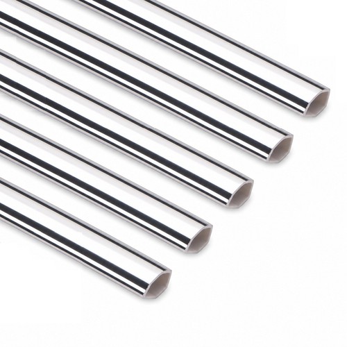 Pvc chrome silver - pvc, quadrant