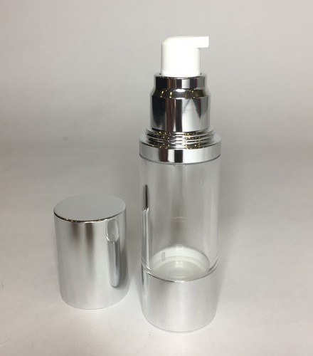 50ml clear plastic airless - plastic,