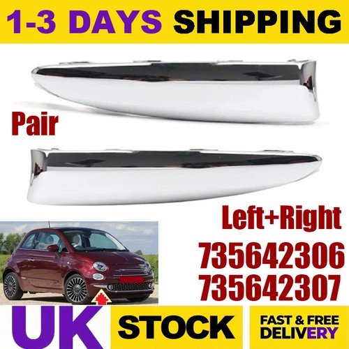 Front bumper side chrome trim - bumper,